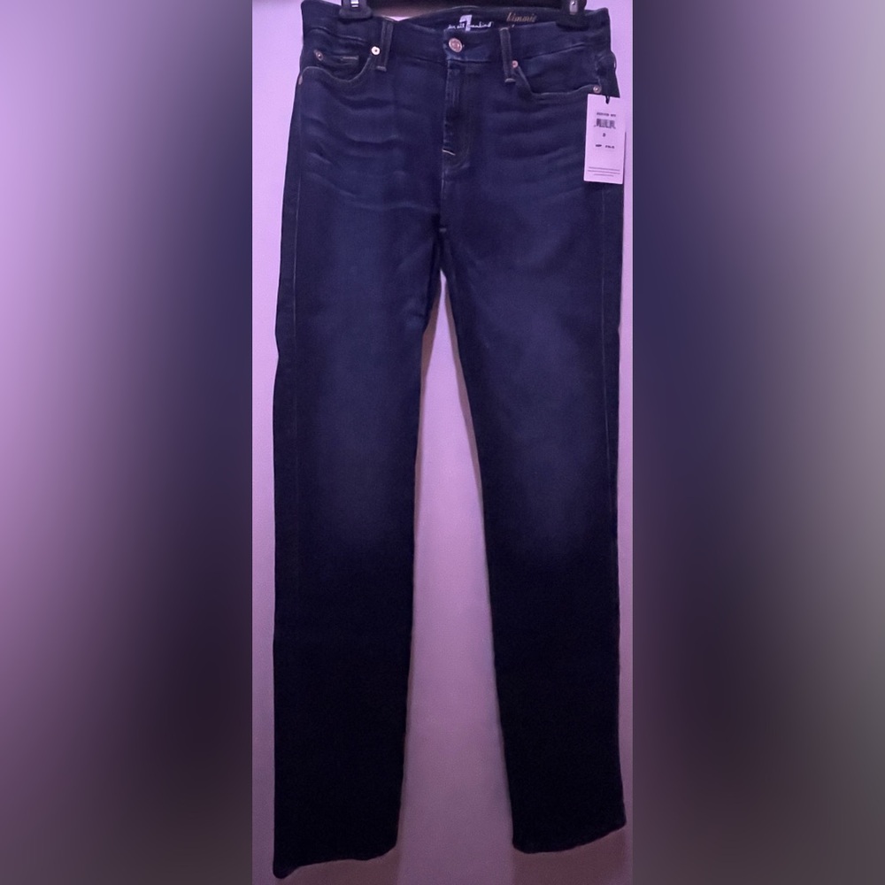 Brand New 7 for all mankind straight leg jeans